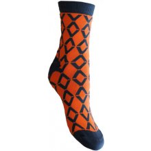 Dynamic Pestré ponožky zářivě oranžová