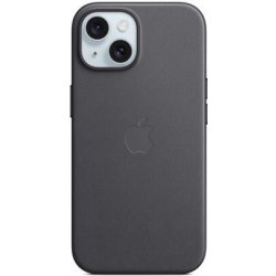 Apple FineWoven vč. MagSafe pro iPhone 15 Black MT393ZM/A