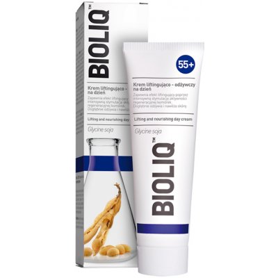 Bioliq 55+ výživný krém s liftingovým efektem pro intenzivní obnovení a vypnutí pleti Glycine Soja 50 ml – Zboží Mobilmania