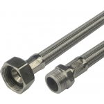 Klum Hadice připojovací nerez 10x14, MxF, 1/2"x3/4", 80 cm - CR466E – Hledejceny.cz