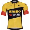 Cyklistický dres BONAVELO JUMBO-VISMA 2023 - žlutá/černá