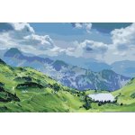 Vymalujsisam Malování podle čísel Švýcarské Alpy – Sleviste.cz