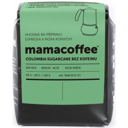 Mamacoffee Colombia Sugarcane bez kofeinu 250 g