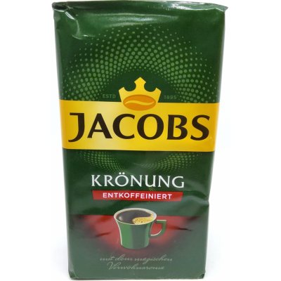 Jacobs Krönung Entkoffeiniert mletá 0,5 kg – Zboží Mobilmania