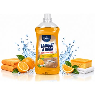 Deluxe Laminat & Kork Pomerančový olej čistič na laminátové a korkové podlahy 1 l – Hledejceny.cz