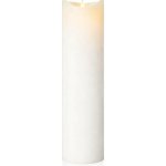 SIRIUS LED svíčka z pravého vosku dobíjecí Sara, bílá, 7,5 x 30 cm – Hledejceny.cz