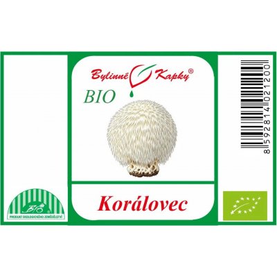 Bylinné kapky Korálovec Hericium BIO bylinné kapky tinktura 50 ml – Hledejceny.cz