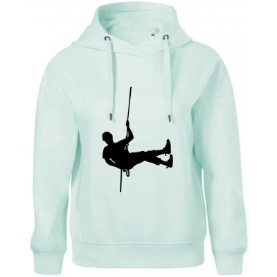 Visící horolezec Oversized mikina dámská Moon kratší + širší Frost – Zboží Dáma