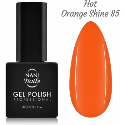 NANI gel lak Hot Orange Shine 6 ml – Zboží Dáma