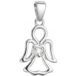 Pavona Stříbrný přívěsek anděl se srdíčkem ze zirkonu 14031.1 – Zboží Dáma