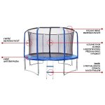 Marimex Standard 457 cm + vnitřní ochranná síť + žebřík – Hledejceny.cz