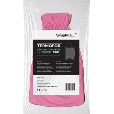 SimplyMed Termoflor s fleesovým obalem Pink 2 l 1 ks – Zboží Mobilmania
