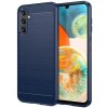 Pouzdro a kryt na mobilní telefon Samsung Pouzdro PROTEMIO 58080 FLEXI TPU Kryt pro Samsung Galaxy A14 5G modrý