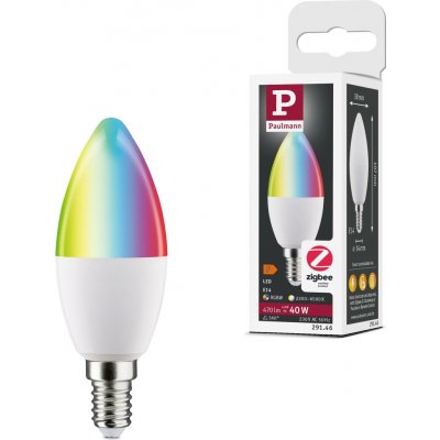 Paulmann Standard 230V Smart Home Zigbee 3.0 LED svíčka E14 5W RGBW+ stmívatelné mat – Hledejceny.cz