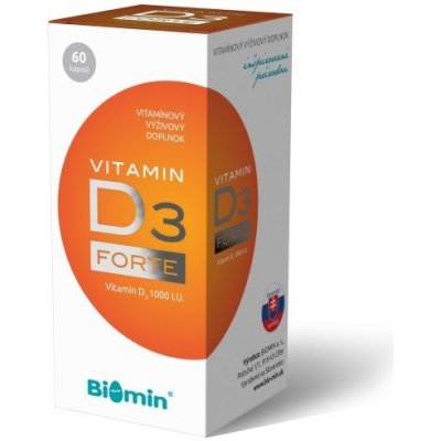 Biomin VITAMIN D3 FORTE 1000 I.U. 60 tob.