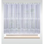 Záclona dreher Alžběta s výšivkou - různé výšky - šití a úprava záclony za 1metr 725690 – Zboží Mobilmania