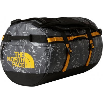 The North Face Base Camp Duffel S NF0A52STMV3 Anthracite Grey Conrad Topos Print 50l – Zboží Mobilmania