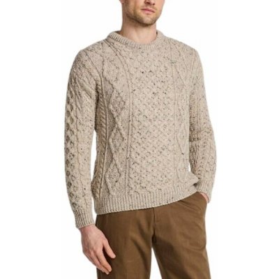Vlnka pánský vlněný svetr s kulatým výstřihem béžová – Hledejceny.cz
