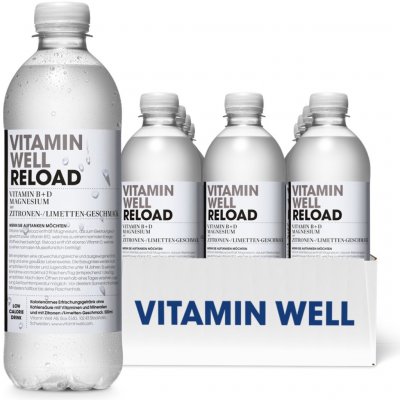 Vitamin Well Reload citron a limetka 0,5 l – Zbozi.Blesk.cz