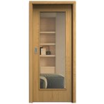 Sapeli Elegant Komfort M40 posuvné dub natur 60 x 210 cm Planibel bronz – Hledejceny.cz