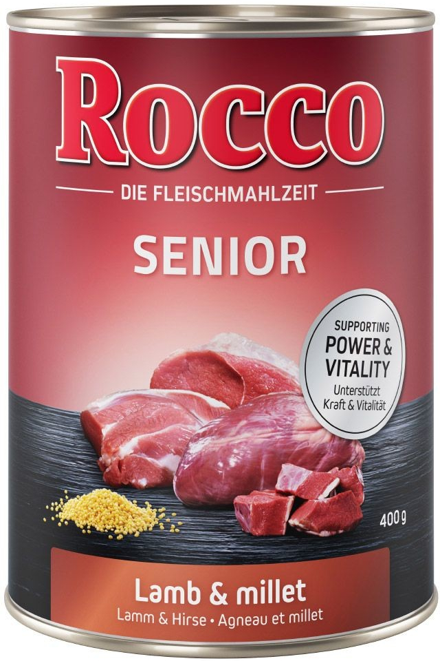 Rocco Senior jehněčí & jáhly 6 x 400 g