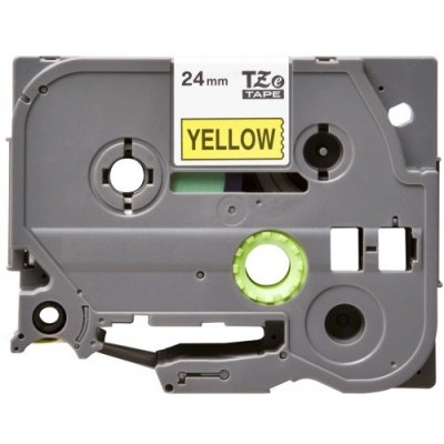 Brother TZe-651 žlutá / černá 24 mm laminovaná TZE651 – Sleviste.cz