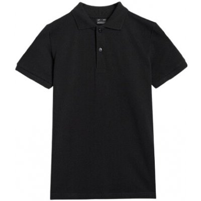 4F Polo Shirt M614 černá – Zboží Dáma