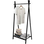 MSV dřevěný stojan s policí MIA černý bambus – Zboží Dáma