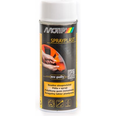 Motip Sprayplast bílý lesk 400 ml – Zboží Mobilmania