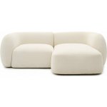 Kave Home Béžová rohová pohovka Martina 230 cm, pravá – Zboží Dáma