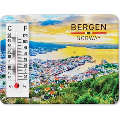 Fotomagnet BERGEN NORWAY s teploměrem – Hledejceny.cz