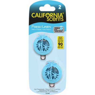 California Scents MINI DIFFUSERS SINGLE SCENT Fresh Linen – Hledejceny.cz