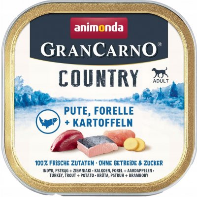 Animonda GranCarno Country Adult krůta a pstruh 150 g – Zboží Mobilmania