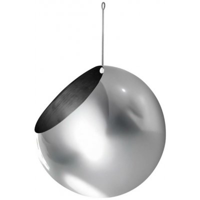 AYTM květináč Globe, závěsný, Ø 17 cm, stříbrný, nerezová ocel - 509510004011 – Hledejceny.cz