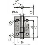TKZ ZÁVĚS dveřní KZ 40 zinek (50) – Hledejceny.cz
