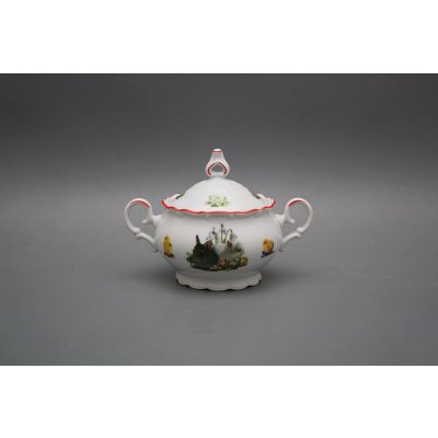 Bohemia Porcelán 1987 Cukřenka 0,24l Ofélie Velikonoce motiv A CL – Zboží Dáma