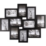 Fotorámeček Sultan na 10 fotografií 10 x 15 cm, černá, 49 x 59 cm – Zboží Mobilmania