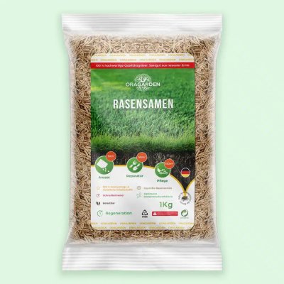 OraGarden trávníkové osivo "Regenerace", rychle klíčící a odolné - pro trávníky + dosévání 1 KG – Zboží Mobilmania