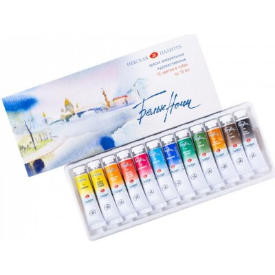 St. Petersburg Neva Palette White Nights akvarelové barvy v tubách 10 ml – Sleviste.cz