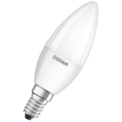 Osram VALUE CLB40, E14, 470lm, 5,5W, 840 neutrální bílá, matná svíčka – Hledejceny.cz