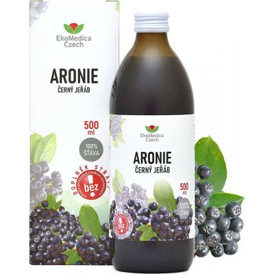 EkoMedica SK Aronie 100% šťáva z plodů aronie 500 ml – Hledejceny.cz