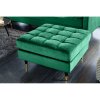 Taburet Massive home | Taburet Cozy Velvet 80cm zelený samet 43133