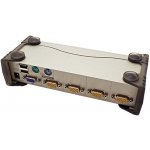 Aten CS-84U-AT 4-Port PS/2-USB KVM Switch, 4x Custom KVM Cable Sets, Non-powered – Zboží Živě