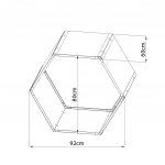 G21 HEX 53 92 x 60 cm antracitový – Zboží Mobilmania