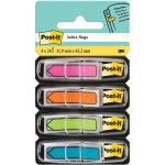 Štítek, plastový, 4x24 listů, 11,9x43,2 mm, šipka, 3M POST-IT, smíšené 7000144925 – Hledejceny.cz