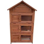 B Farm Dřevěná králíkárna Florencie 91,5 x 45 x 116 cm – Zboží Dáma