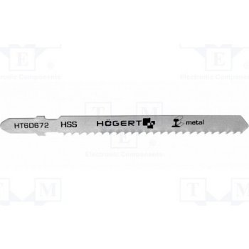 Högert Technik HT6D672 Pilový list 100mm 8zubů/palec 5ks