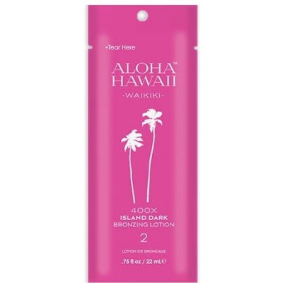 Tan Incorporated Aloha Hawaii Waikiki 400X Island Dark Bronzer - opalovací krém s bronzerem 22 ml – Hledejceny.cz