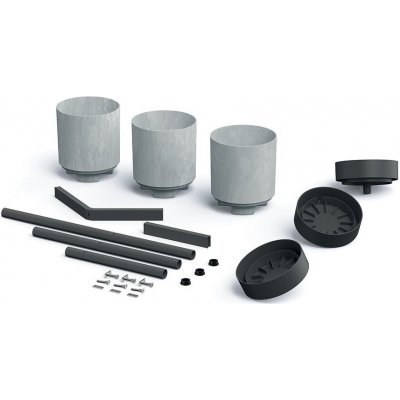 Prosperplast Stojan na květiny BLOOMIE STAND IKD3L 54 cm šedý – Sleviste.cz