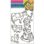 Předloha k barvám na sklo 1582 vyvýšená kontura – Hledejceny.cz